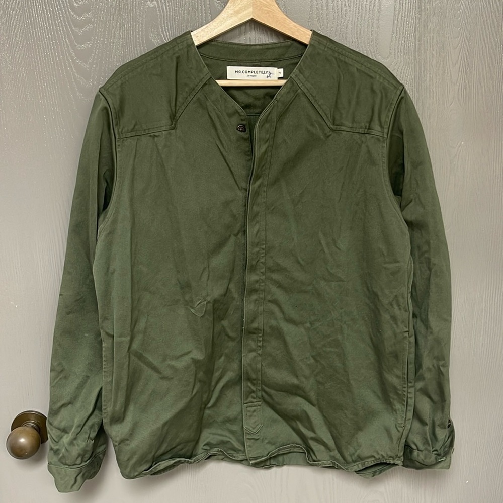 Mr. Completely canvas shirt Small